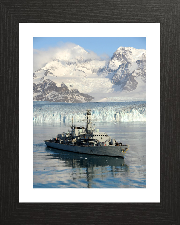 HMS Portland F79 Type 23 Frigate July 2010 Port Bow Reflections Photo Print - Posters, Prints, & Visual Artwork - by Hampshire Prints (image 2 of 9)