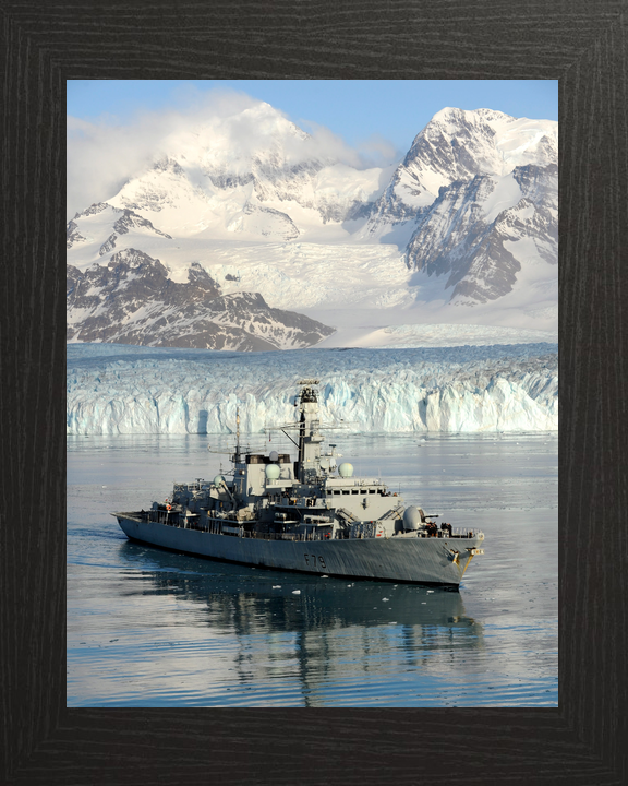 HMS Portland F79 Type 23 Frigate July 2010 Port Bow Reflections Photo Print - Posters, Prints, & Visual Artwork - by Hampshire Prints (image 3 of 9)