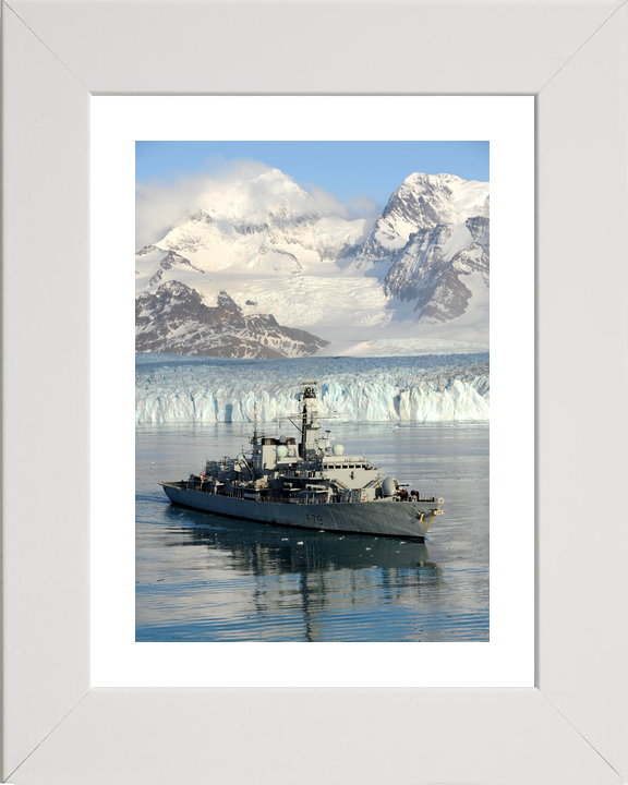 HMS Portland F79 Type 23 Frigate July 2010 Port Bow Reflections Photo Print - Posters, Prints, & Visual Artwork - by Hampshire Prints (image 4 of 9)