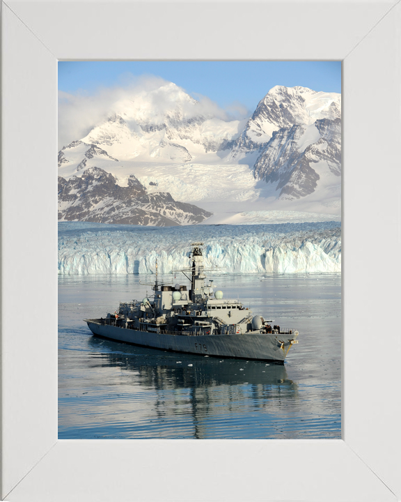 HMS Portland F79 Type 23 Frigate July 2010 Port Bow Reflections Photo Print - Posters, Prints, & Visual Artwork - by Hampshire Prints (image 5 of 9)