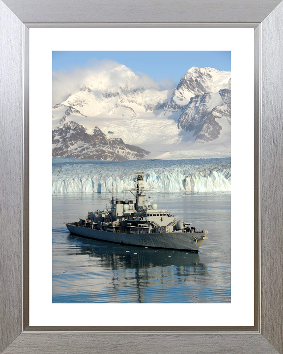 HMS Portland F79 Type 23 Frigate July 2010 Port Bow Reflections Photo Print - Posters, Prints, & Visual Artwork - by Hampshire Prints (image 6 of 9)