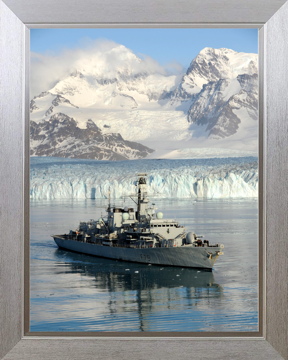 HMS Portland F79 Type 23 Frigate July 2010 Port Bow Reflections Photo Print - Posters, Prints, & Visual Artwork - by Hampshire Prints (image 7 of 9)