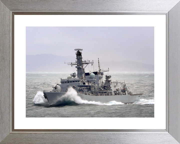 HMS Portland F79 Type 23 Frigate December 2016 Breaking Waves Photo Print - Posters, Prints, & Visual Artwork - by Hampshire Prints (image 6 of 9)