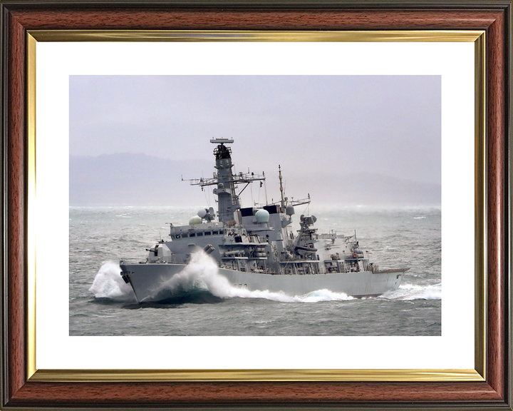 HMS Portland F79 Type 23 Frigate December 2016 Breaking Waves Photo Print - Posters, Prints, & Visual Artwork - by Hampshire Prints (image 8 of 9)