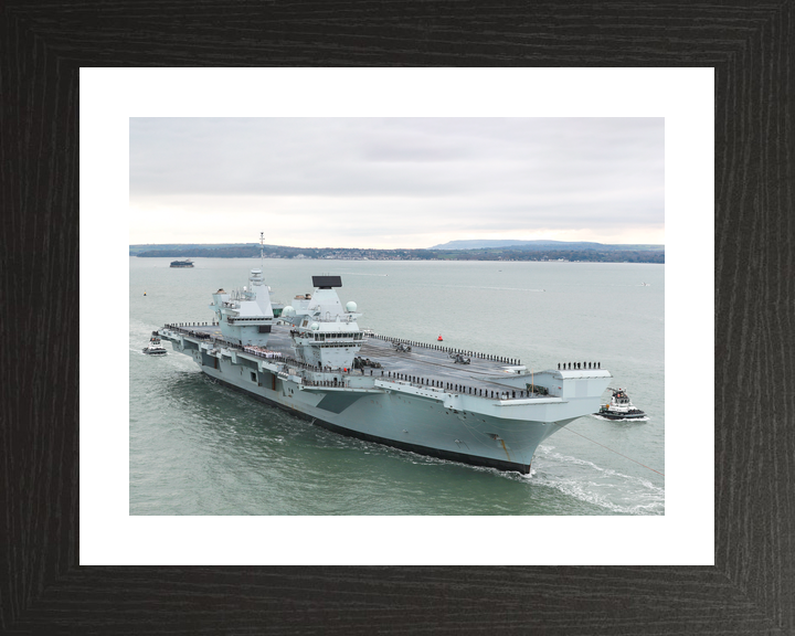 HMS Prince of Wales R09 Queen Elizabeth Class Aircraft Carrier November 2019 Photo Print - Posters, Prints, & Visual Artwork - by Hampshire Prints (image 2 of 9)