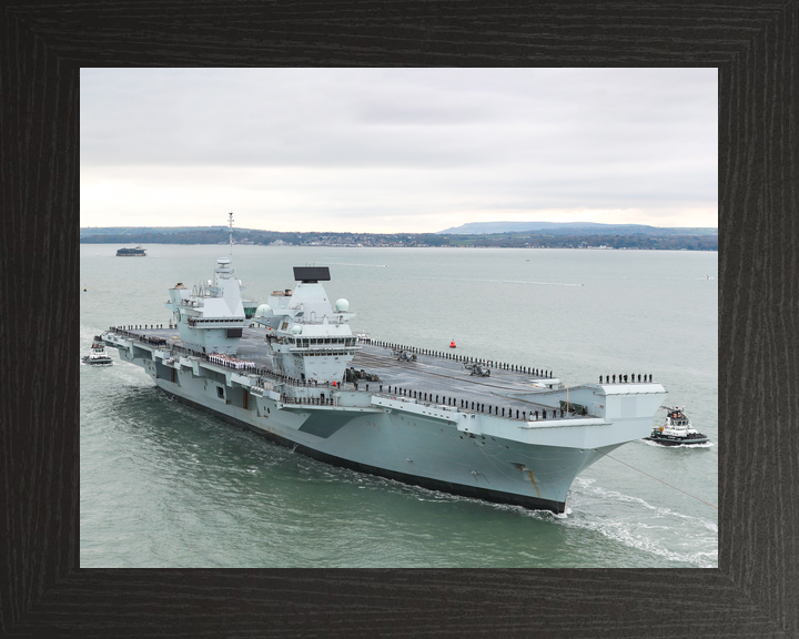 HMS Prince of Wales R09 Queen Elizabeth Class Aircraft Carrier November 2019 Photo Print - Posters, Prints, & Visual Artwork - by Hampshire Prints (image 3 of 9)