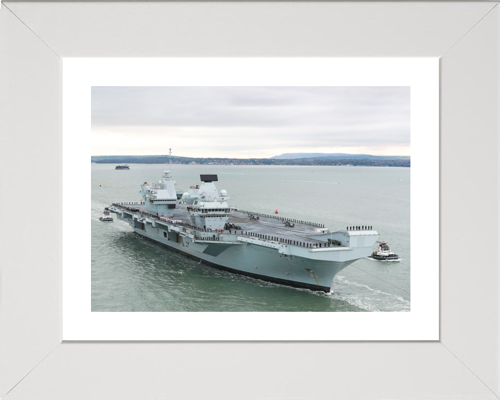 HMS Prince of Wales R09 Queen Elizabeth Class Aircraft Carrier November 2019 Photo Print - Posters, Prints, & Visual Artwork - by Hampshire Prints (image 4 of 9)