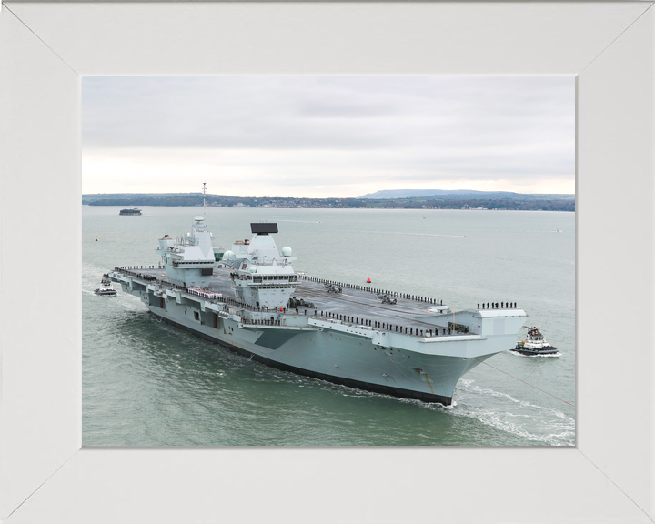 HMS Prince of Wales R09 Queen Elizabeth Class Aircraft Carrier November 2019 Photo Print - Posters, Prints, & Visual Artwork - by Hampshire Prints (image 5 of 9)