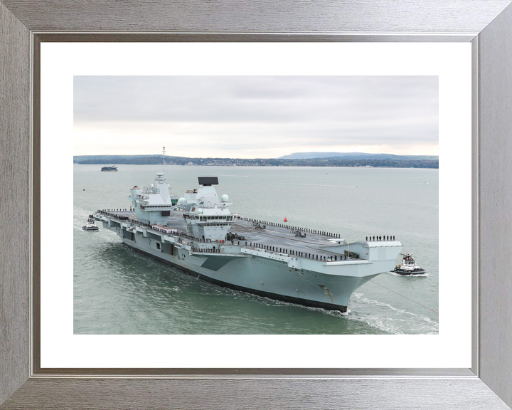 HMS Prince of Wales R09 Queen Elizabeth Class Aircraft Carrier November 2019 Photo Print - Posters, Prints, & Visual Artwork - by Hampshire Prints (image 6 of 9)