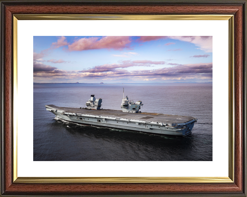 HMS Prince of Wales R09 Queen Elizabeth Class Aircraft Carrier September 2019 Photo Print - Posters, Prints, & Visual Artwork - by Hampshire Prints (image 8 of 9)