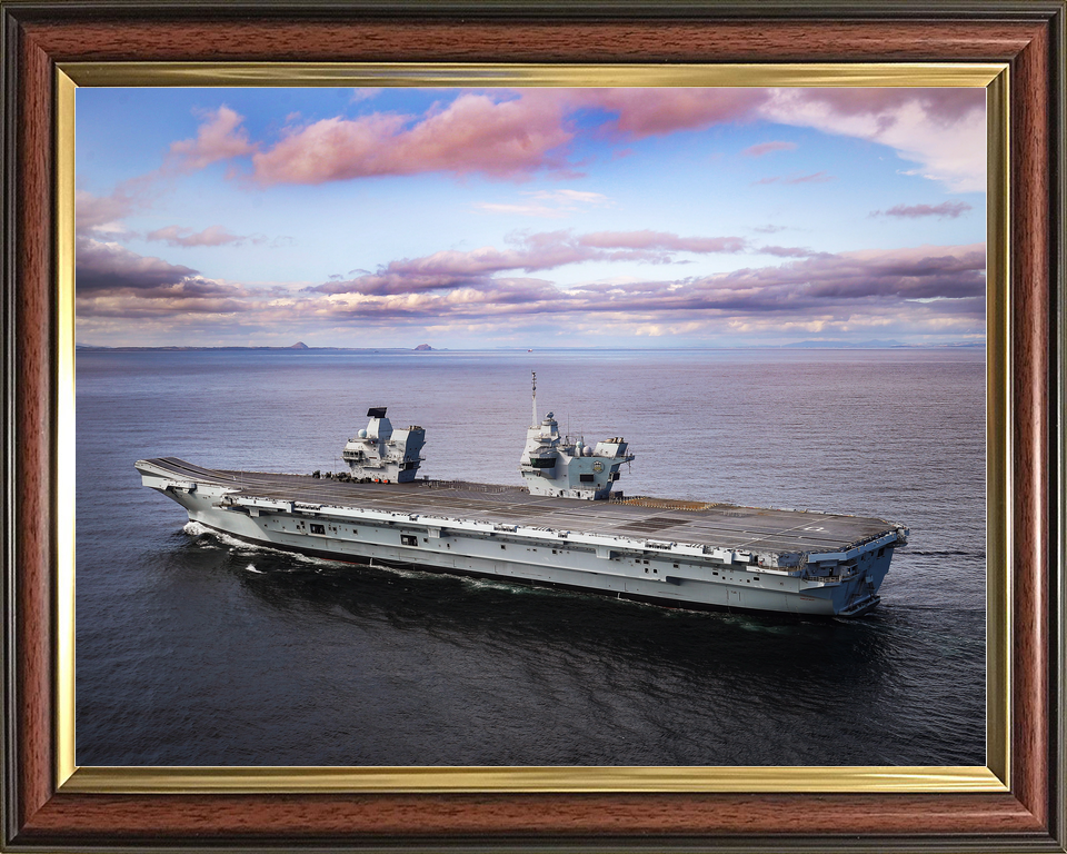 HMS Prince of Wales R09 Queen Elizabeth Class Aircraft Carrier September 2019 Photo Print - Posters, Prints, & Visual Artwork - by Hampshire Prints (image 9 of 9)