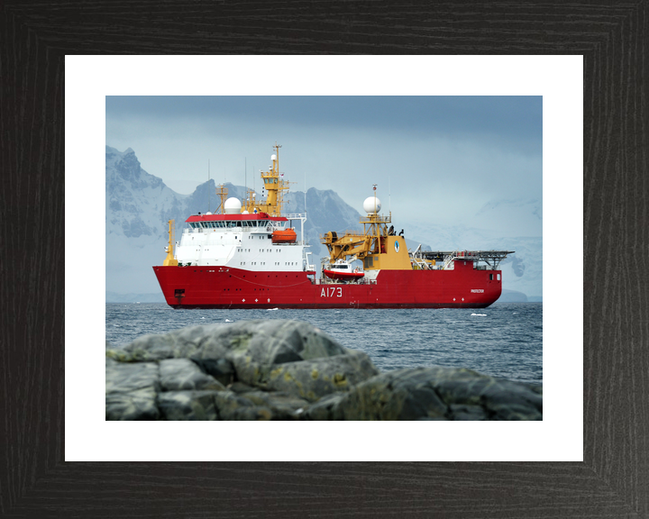 HMS Protector A173 Ice Patrol Vessel February 2014 Photo Print - Posters, Prints, & Visual Artwork - by Hampshire Prints (image 2 of 9)