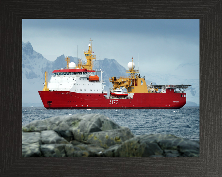 HMS Protector A173 Ice Patrol Vessel February 2014 Photo Print - Posters, Prints, & Visual Artwork - by Hampshire Prints (image 3 of 9)
