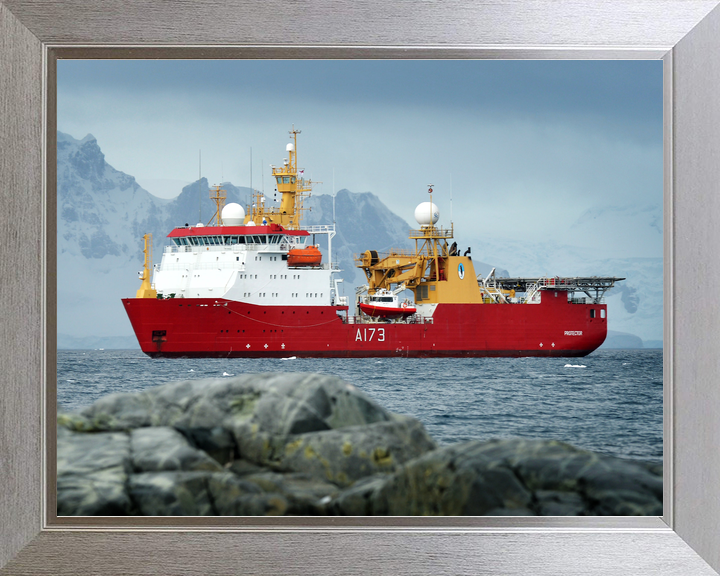 HMS Protector A173 Ice Patrol Vessel February 2014 Photo Print - Posters, Prints, & Visual Artwork - by Hampshire Prints (image 7 of 9)
