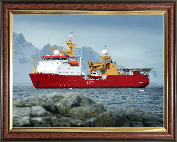HMS Protector A173 Ice Patrol Vessel February 2014 Photo Print - Posters, Prints, & Visual Artwork - by Hampshire Prints (image 9 of 9)