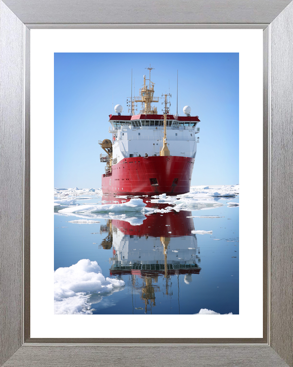 HMS Protector A173 Ice Patrol Vessel January 2017 Bow Reflections Photo Print - Posters, Prints, & Visual Artwork - by Hampshire Prints (image 6 of 9)