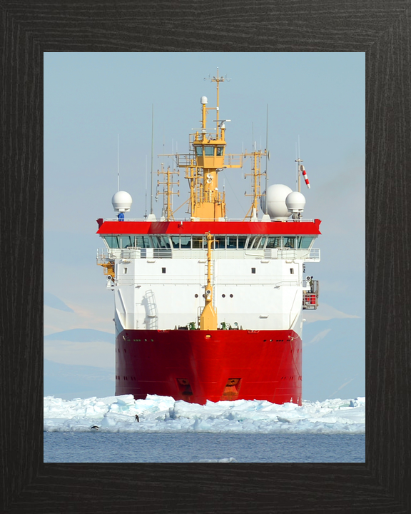 HMS Protector A173 Ice Patrol Vessel January 2016 Low Bow View Photo Print - Posters, Prints, & Visual Artwork - by Hampshire Prints (image 3 of 9)