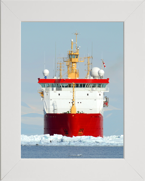 HMS Protector A173 Ice Patrol Vessel January 2016 Low Bow View Photo Print - Posters, Prints, & Visual Artwork - by Hampshire Prints (image 5 of 9)