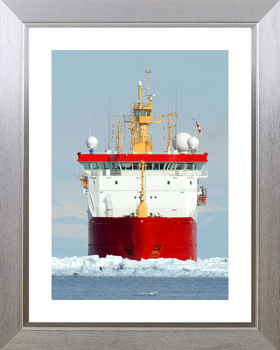 HMS Protector A173 Ice Patrol Vessel January 2016 Low Bow View Photo Print - Posters, Prints, & Visual Artwork - by Hampshire Prints (image 6 of 9)