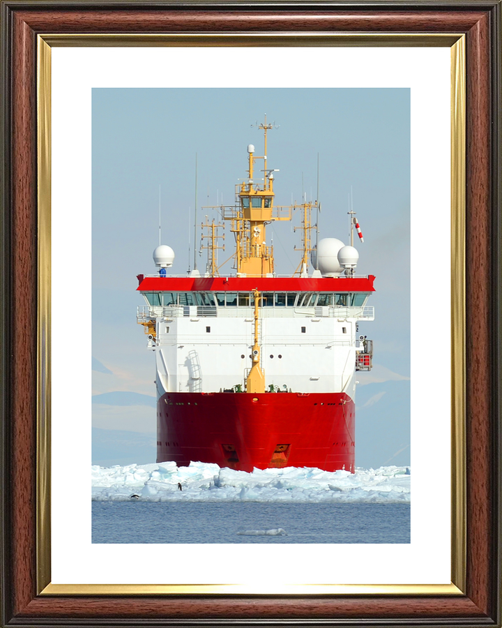 HMS Protector A173 Ice Patrol Vessel January 2016 Low Bow View Photo Print - Posters, Prints, & Visual Artwork - by Hampshire Prints (image 8 of 9)