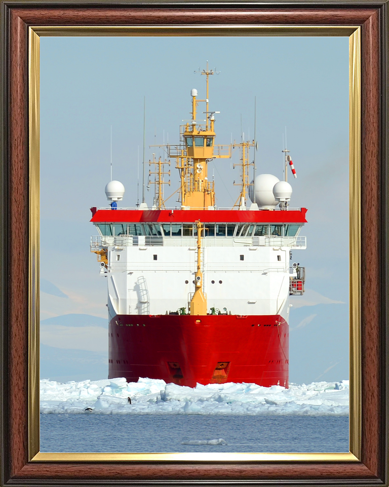HMS Protector A173 Ice Patrol Vessel January 2016 Low Bow View Photo Print - Posters, Prints, & Visual Artwork - by Hampshire Prints (image 9 of 9)