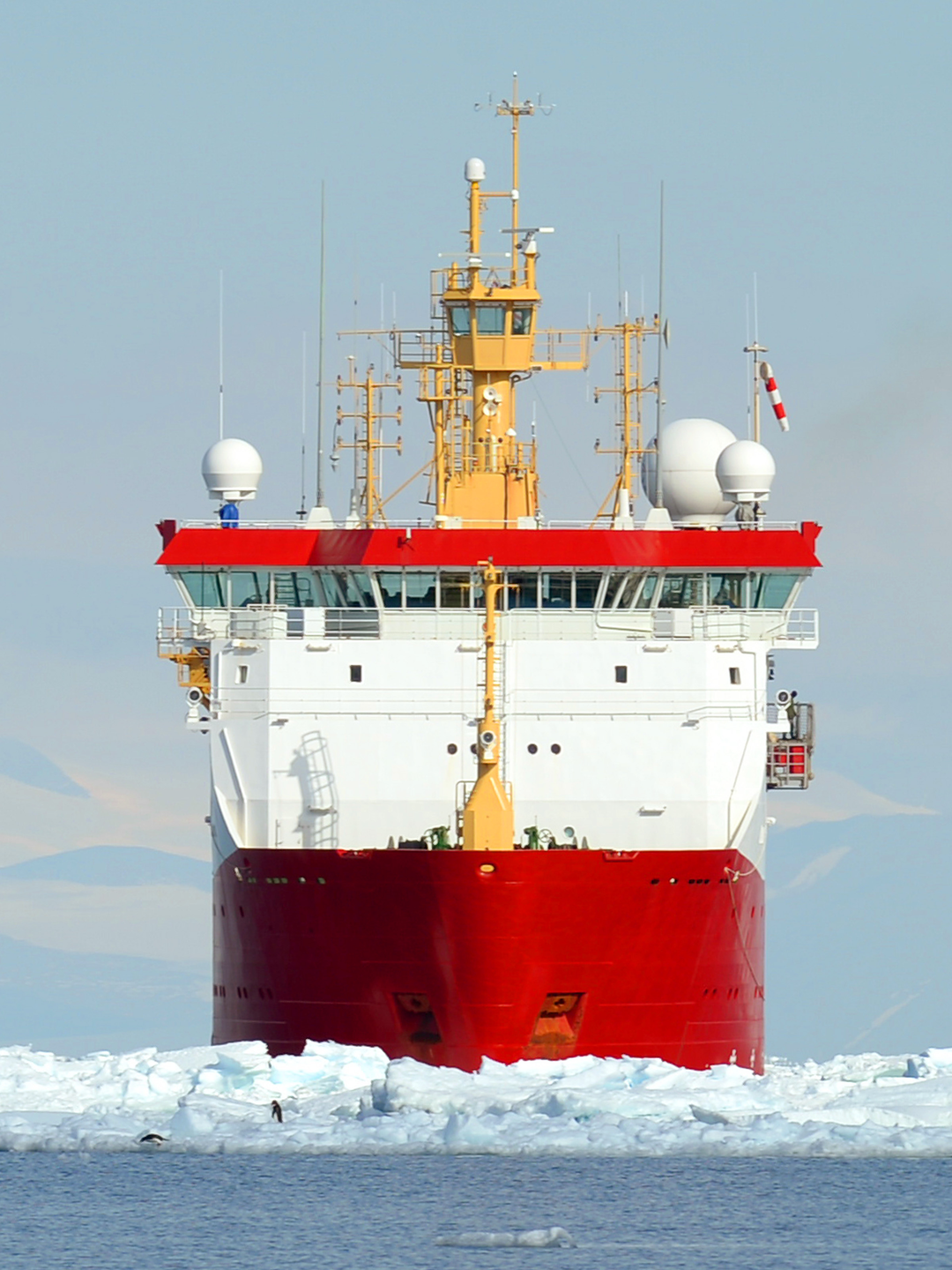 HMS Protector A173 Ice Patrol Vessel January 2016 Low Bow View Photo Print - Posters, Prints, & Visual Artwork - by Hampshire Prints (image 1 of 9)