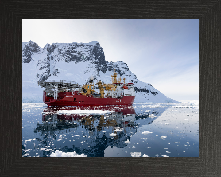 HMS Protector A173 Ice Patrol Vessel December 2021 Photo Print - Posters, Prints, & Visual Artwork - by Hampshire Prints (image 3 of 9)