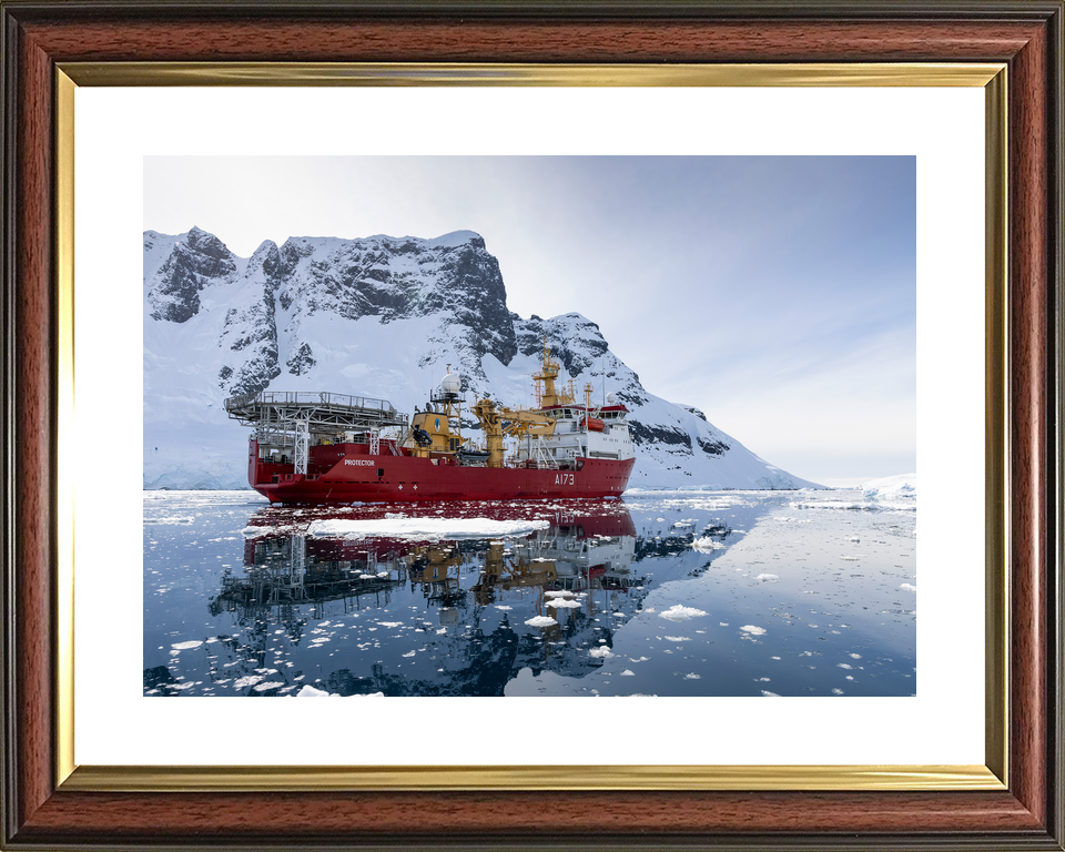 HMS Protector A173 Ice Patrol Vessel December 2021 Photo Print - Posters, Prints, & Visual Artwork - by Hampshire Prints (image 8 of 9)