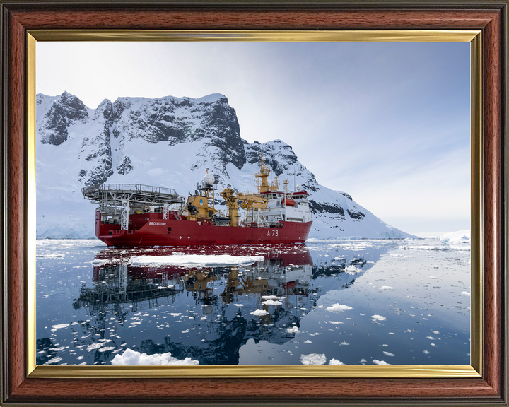 HMS Protector A173 Ice Patrol Vessel December 2021 Photo Print - Posters, Prints, & Visual Artwork - by Hampshire Prints (image 9 of 9)