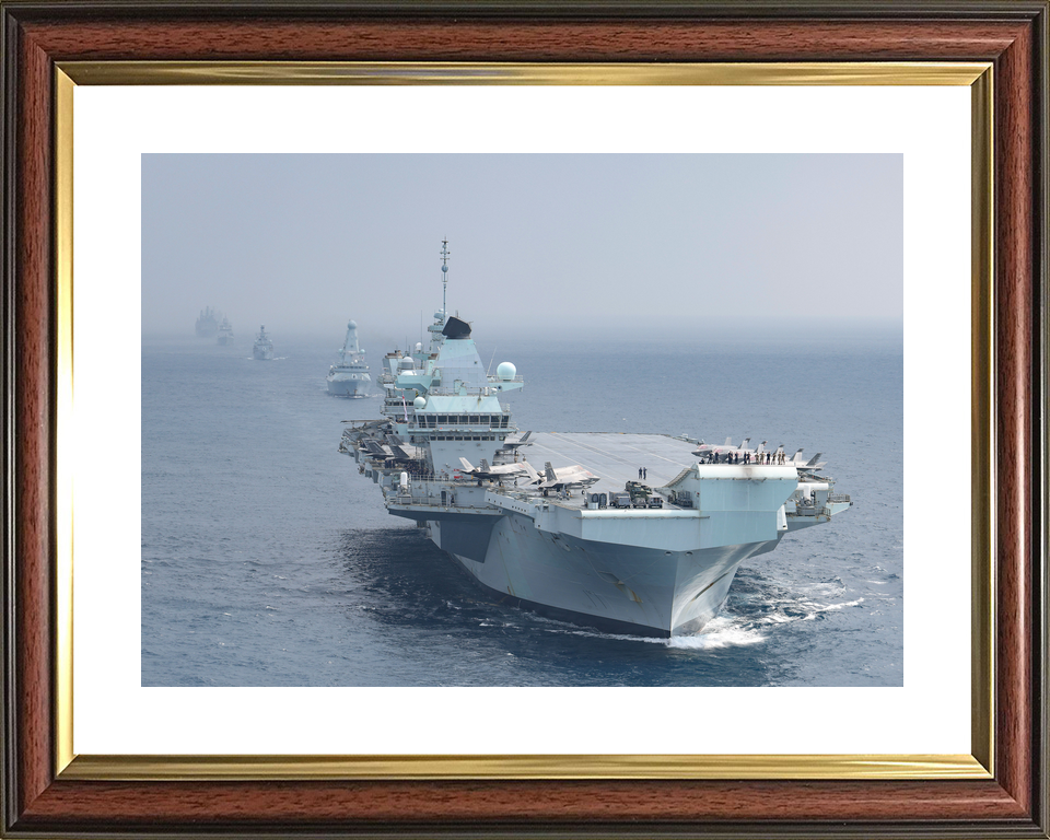 HMS Queen Elizabeth R08 Queen Elizabeth Class Aircraft Carrier October 2021 Photo Print - Posters, Prints, & Visual Artwork - by Hampshire Prints (image 8 of 9)