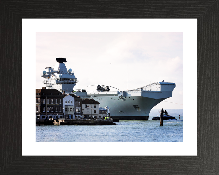 HMS Queen Elizabeth R08 Queen Elizabeth Class Aircraft Carrier Spice Island Photo Print - Posters, Prints, & Visual Artwork - by Hampshire Prints (image 2 of 9)