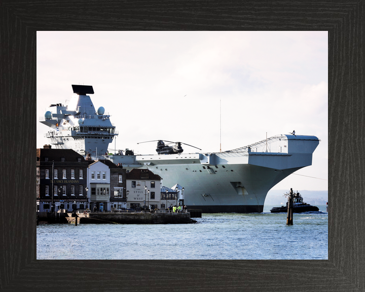 HMS Queen Elizabeth R08 Queen Elizabeth Class Aircraft Carrier Spice Island Photo Print - Posters, Prints, & Visual Artwork - by Hampshire Prints (image 3 of 9)