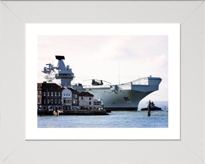 HMS Queen Elizabeth R08 Queen Elizabeth Class Aircraft Carrier Spice Island Photo Print - Posters, Prints, & Visual Artwork - by Hampshire Prints (image 4 of 9)