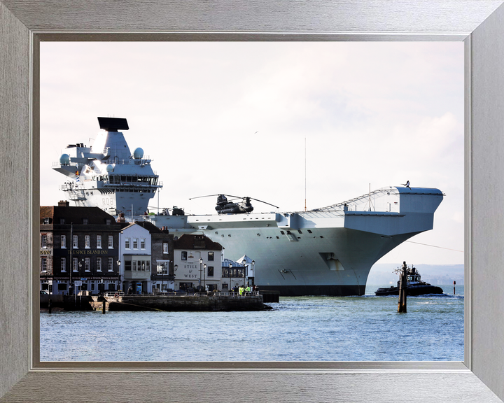 HMS Queen Elizabeth R08 Queen Elizabeth Class Aircraft Carrier Spice Island Photo Print - Posters, Prints, & Visual Artwork - by Hampshire Prints (image 7 of 9)