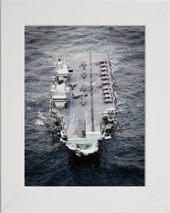 HMS Queen Elizabeth R08 Queen Elizabeth Class Aircraft Carrier October 2020 Photo Print - Posters, Prints, & Visual Artwork - by Hampshire Prints (image 5 of 9)