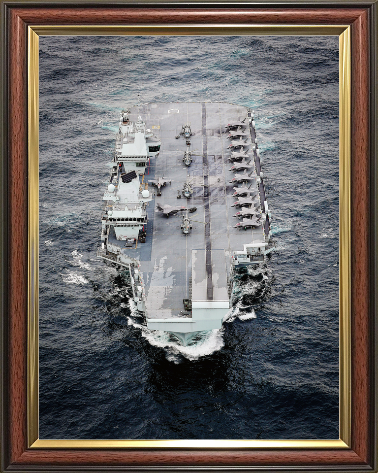 HMS Queen Elizabeth R08 Queen Elizabeth Class Aircraft Carrier October 2020 Photo Print - Posters, Prints, & Visual Artwork - by Hampshire Prints (image 9 of 9)