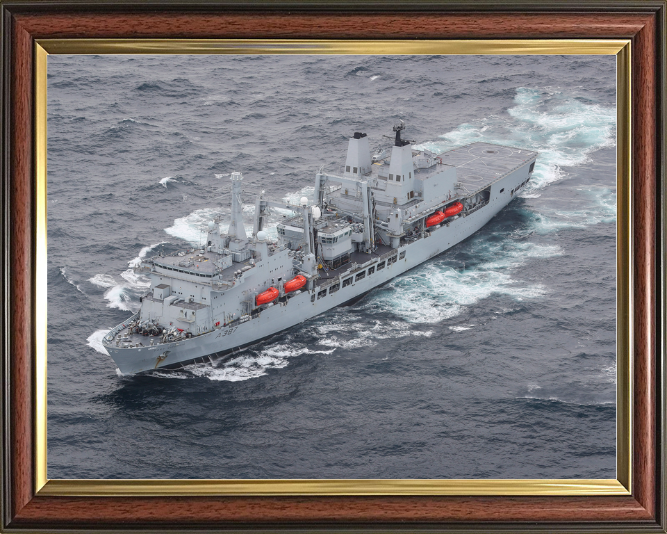 RFA Fort Victoria A387 Fort Class Tanker October 2020 High Port Bow View