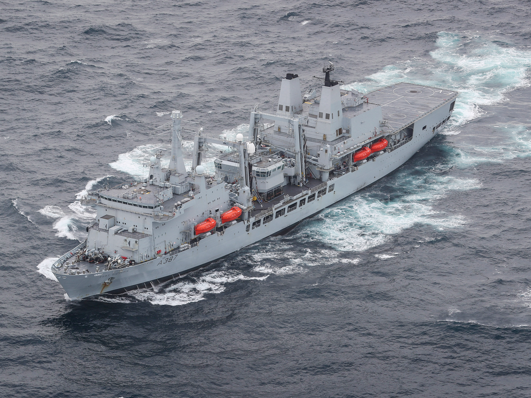 RFA Fort Victoria A387 Fort Class Tanker October 2020 High Port Bow View Photo Print - Posters, Prints, & Visual Artwork - by Hampshire Prints (image 1 of 9)