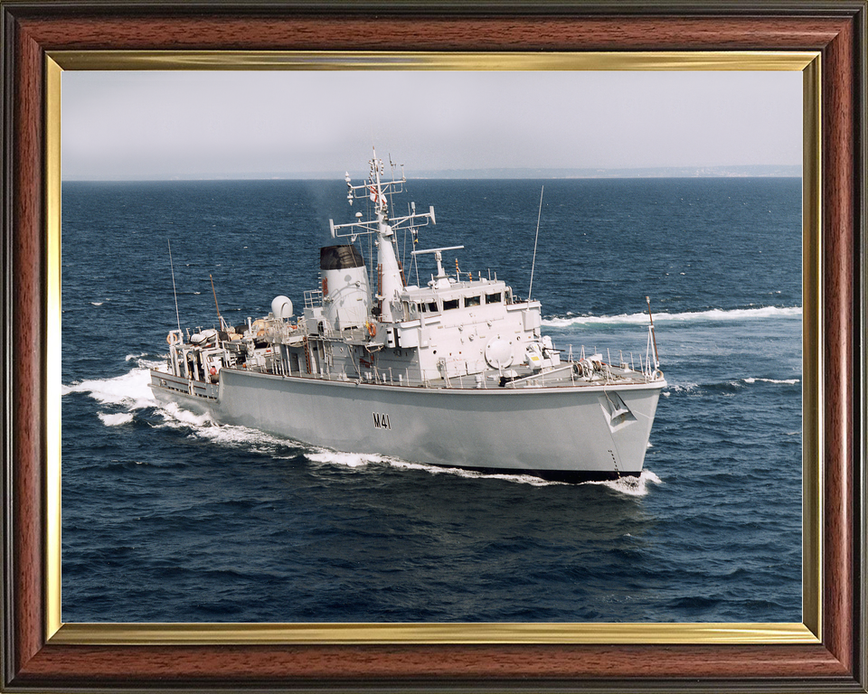 HMS Quorn M41 Hunt Class Minehunter March 1997 Photo Print - Posters, Prints, & Visual Artwork - by Hampshire Prints (image 9 of 9)