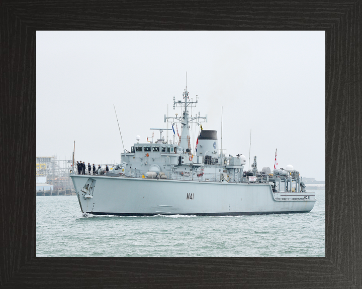 HMS Quorn M41 Hunt Class Minehunter July 2015 Photo Print - Posters, Prints, & Visual Artwork - by Hampshire Prints (image 3 of 9)