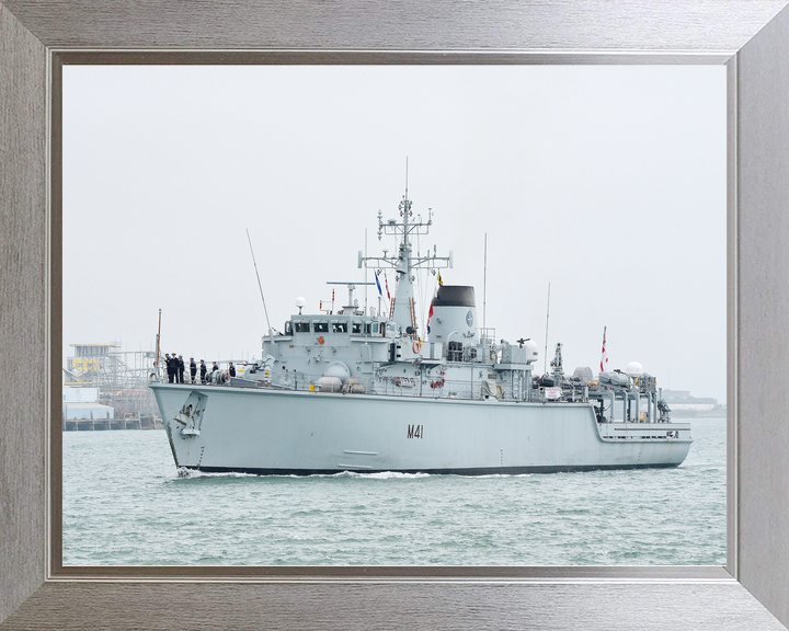 HMS Quorn M41 Hunt Class Minehunter July 2015 Photo Print - Posters, Prints, & Visual Artwork - by Hampshire Prints (image 7 of 9)