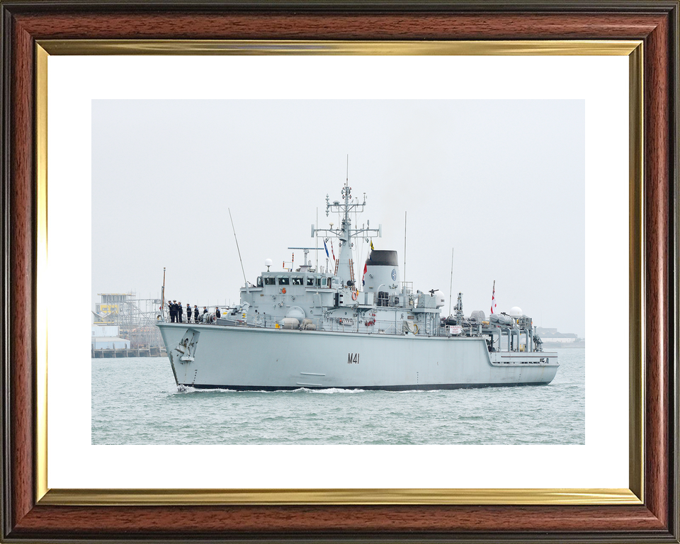 HMS Quorn M41 Hunt Class Minehunter July 2015 Photo Print - Posters, Prints, & Visual Artwork - by Hampshire Prints (image 8 of 9)