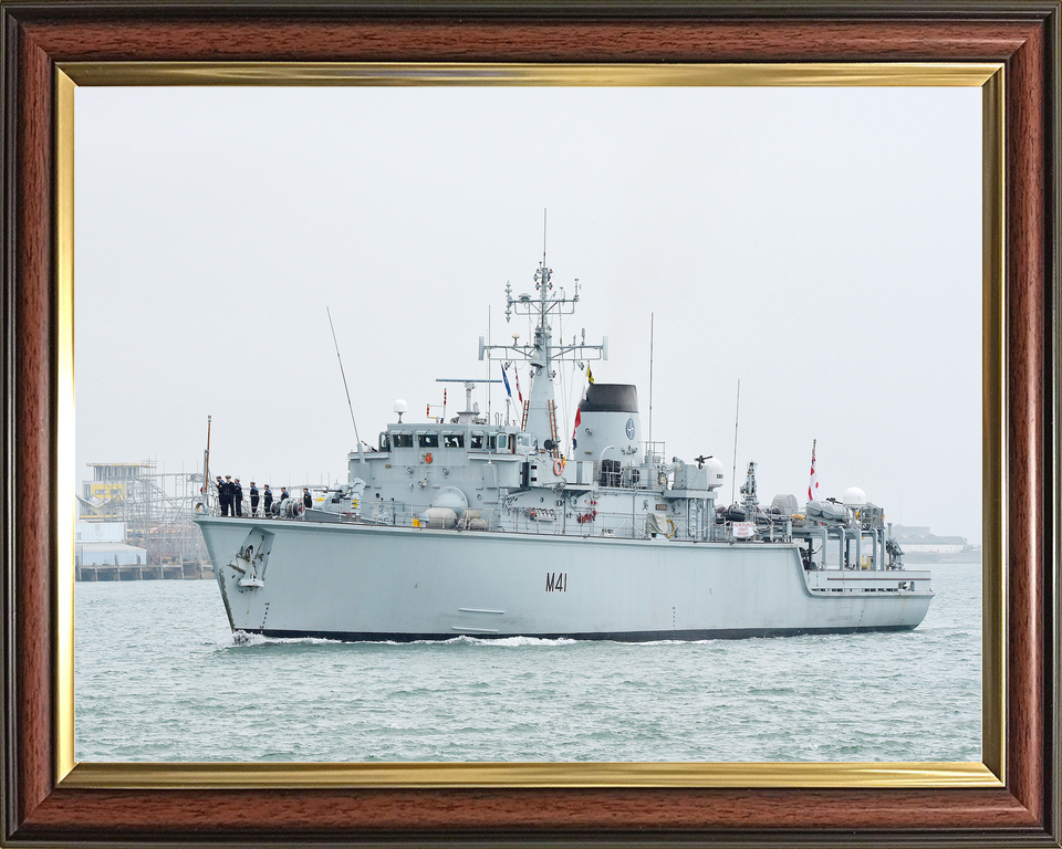 HMS Quorn M41 Hunt Class Minehunter July 2015 Photo Print - Posters, Prints, & Visual Artwork - by Hampshire Prints (image 9 of 9)