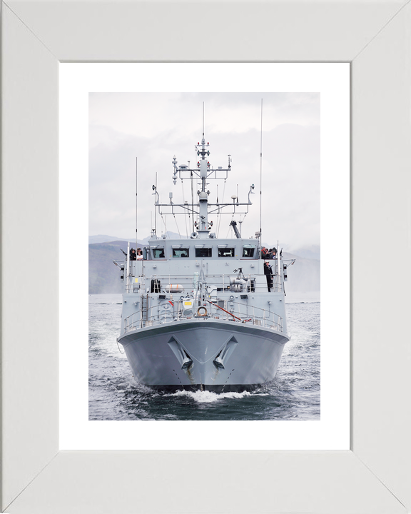 HMS Ramsey M110 Sandown Class Minehunter May 2011 Bow View Photo Print - Posters, Prints, & Visual Artwork - by Hampshire Prints (image 4 of 9)