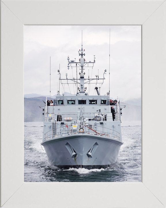 HMS Ramsey M110 Sandown Class Minehunter May 2011 Bow View Photo Print - Posters, Prints, & Visual Artwork - by Hampshire Prints (image 5 of 9)