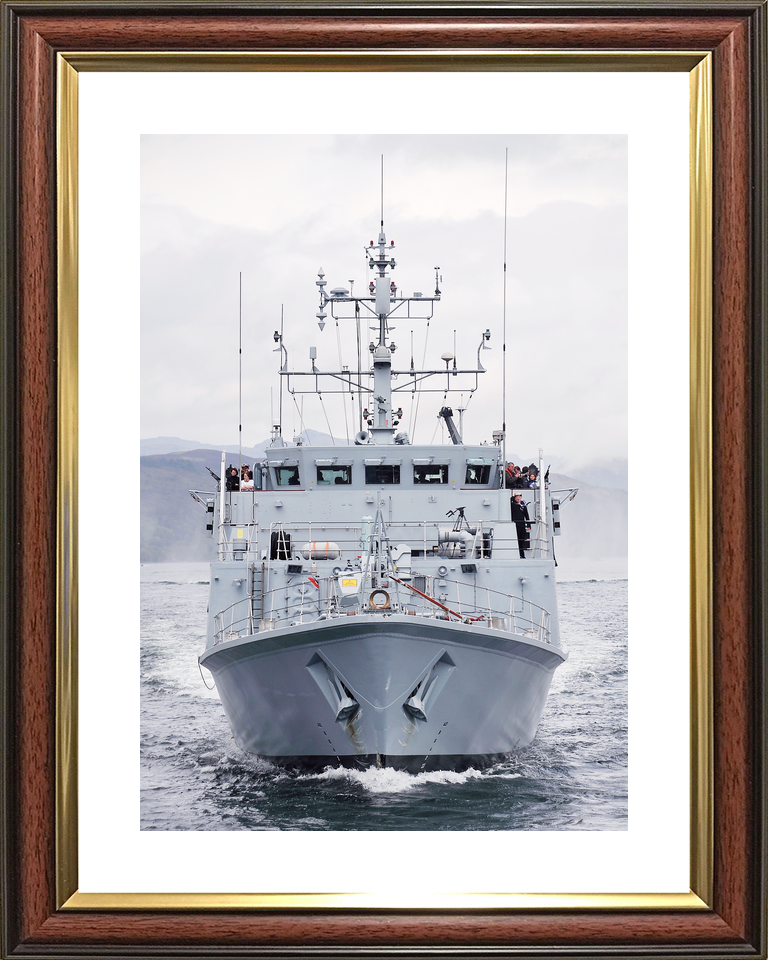 HMS Ramsey M110 Sandown Class Minehunter May 2011 Bow View Photo Print - Posters, Prints, & Visual Artwork - by Hampshire Prints (image 8 of 9)