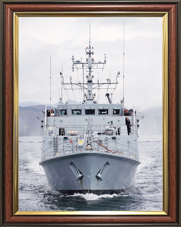 HMS Ramsey M110 Sandown Class Minehunter May 2011 Bow View Photo Print - Posters, Prints, & Visual Artwork - by Hampshire Prints (image 9 of 9)