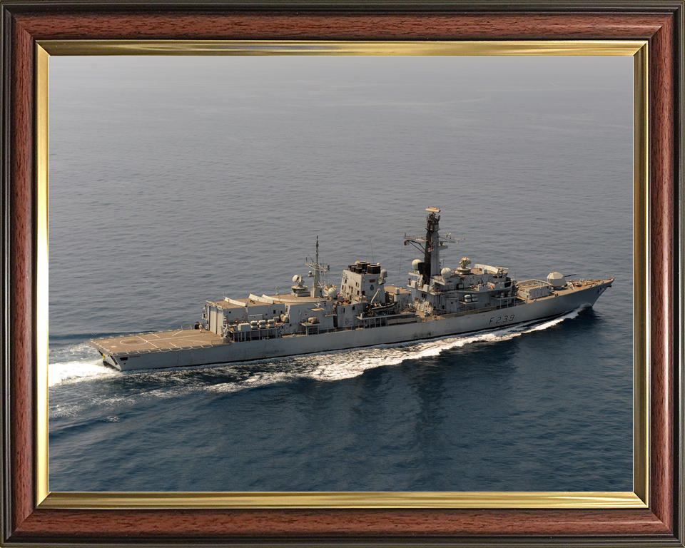 HMS Richmond F239 Type 23 Frigate September 2015 Starboard View Photo Print - Posters, Prints, & Visual Artwork - by Hampshire Prints (image 9 of 9)