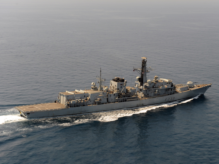 HMS Richmond F239 Type 23 Frigate September 2015 Starboard View Photo Print - Posters, Prints, & Visual Artwork - by Hampshire Prints (image 1 of 9)