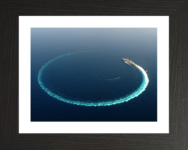 HMS Richmond F239 Type 23 Frigate September 2015 Circle Turn Photo Print - Posters, Prints, & Visual Artwork - by Hampshire Prints (image 2 of 9)